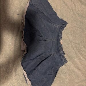 SO Light Blue Denim Mini Skirt